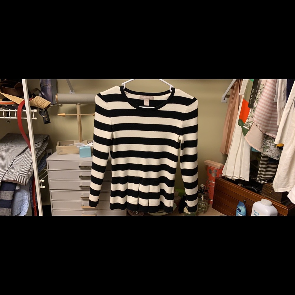 Banana Republic Peplum Ruffle Sweater